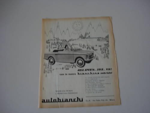Advertising pubblicità 1960 - advertising,