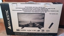 Televisore 24" Majestic TVD 225/S2 LED per ricambi
