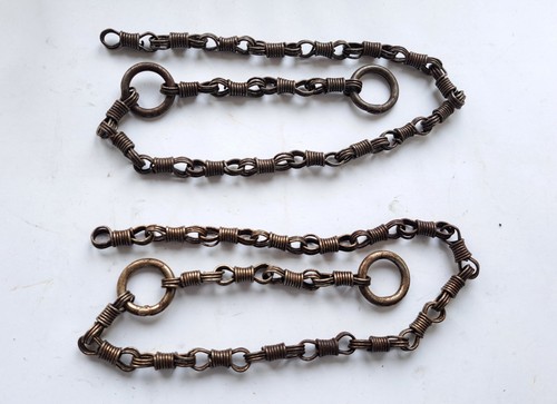 Manette antiche catenella in - a,