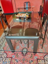 Tavolo Tube d'avion LeCorbusier (Castiglioni)+ Sedie Irma Zanotta (Castiglioni)