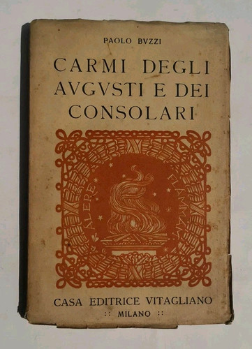 Paolo buzzi carmi degli - buzzi,