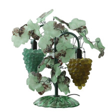 TOSO CESARE Supporto da tavolo in vetro di Murano per uva 2 luci misura H...