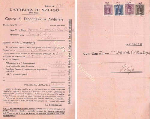 Bolletta marca bollo - marca, da