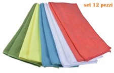 x 12pz Panno Microfibra