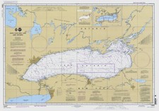 Lago Ontario - Mappa nautica
