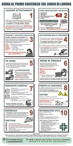 Cartellone 35x70 istruzioni - cm,