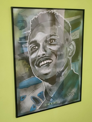 Quadro inter calcio lautaro - quadro,
