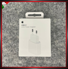 APPLE CARICATORE ORIGINALE 20W USB‑C SPINA ALIMENTATORE RICARICA RAPIDO IPHONE
