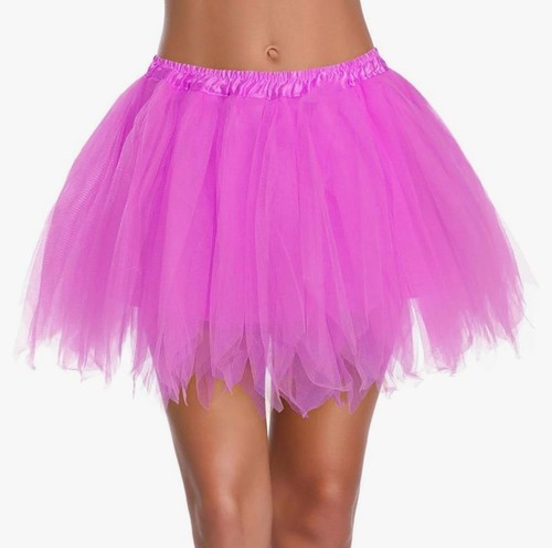 Gonna tutù tulle rosa caldo