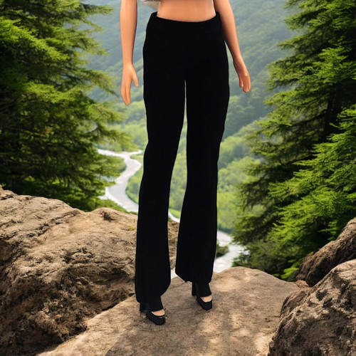 Pantaloni elasticizzati neri