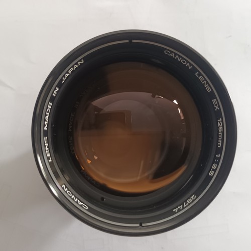 Canon 125mm come - 125mm, f3.5.