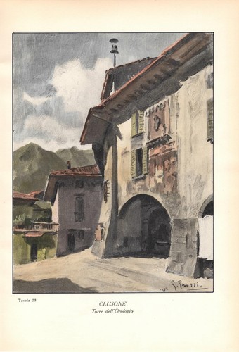 Stampa antica clusone - stampa,
