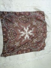 Foulard lana 100%, circa 80x80 cm, nuovo