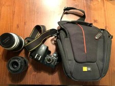 nikon d3100 con obiettivo nikkor 18-55 mm