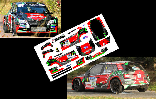 Decals skoda fabia r5 - [decals, 1/43]