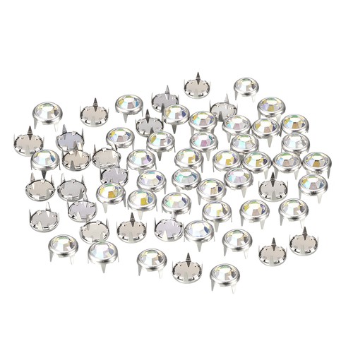 200pz 6mm strass borchia - strass,