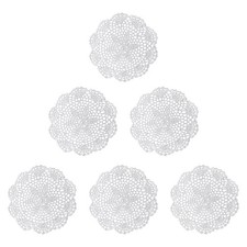 6 tovagliette a forma di fiore