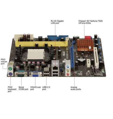Asus m2n68 se2 - asus,