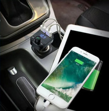 LETTORE AUTO MP3 MUSICA USB BLUETOOTH 5.0 RADIO FM CARICATORE TF CARD VIVA VOCE