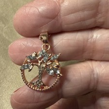 Rose Gold Plated Round Tree Of