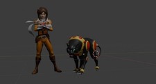 FAN ART ACTION FIGURES GORDIAN