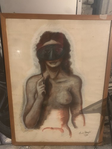Quadro olio tela - su, autore