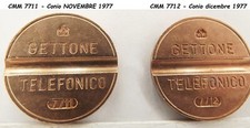 2 GETTONE TELEFONICO CMM 7711