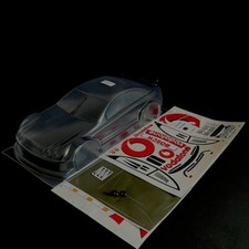 Carrozzeria RC Car 1:10 non verniciata AMG Mercedes Benz CLK decorazione Vodafone DTM 2002