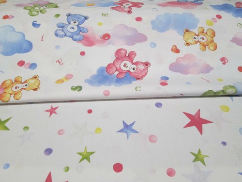 Tessuto 100 cotone orsetti - tessuto, 100%