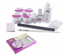 Kit ricostruzione unghie professionale uv gel nail art primer kit completo lidan