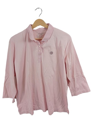 Polo adagio manica lunga rosa - lunga,