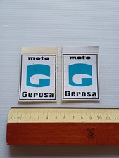 Gerosa lotto 2 adesivi originali nuovi