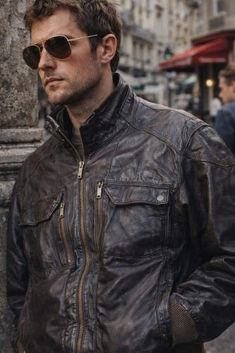 Giacca bomber volo pelle - bomber,