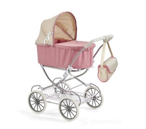 Carrozzina vintage rosa 81 - carrozzina,