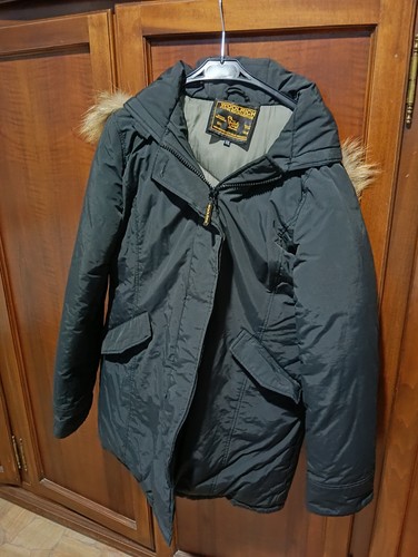 Woolrich parka donna nero - nero, con