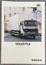 Brochure vendita VOLVO FL6 TRUCK ottobre 1987 #RSP 4000-2 10/87