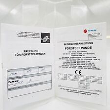 Tajfun Verricello Forestale 55AHK Lista Parti di Ricambio' Uso Incl. Libro Prova