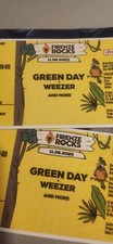 2 Biglietti Green Day e Weezer Firenze Rock