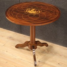 Wooden inlaid coffee table - wooden,