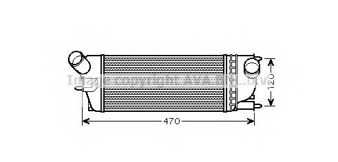 Intercooler peugeot 407 6 - 407, 1.6