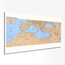 Mappa Bacino Mediterraneo 1998