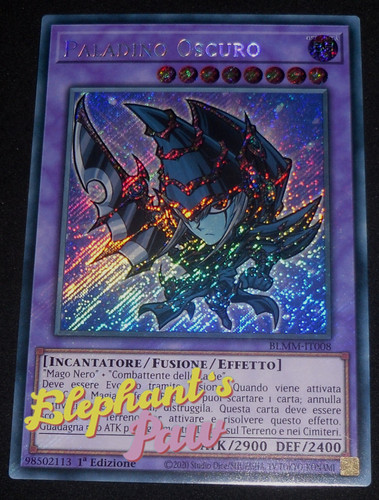 Yugioh paladino oscuro rara - yugioh,