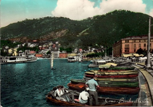 Como barche alla - riva, f