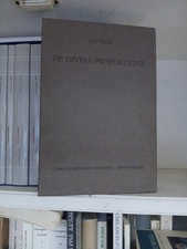 DE DIVINA PROPORTIONE DI LUCA PACIOLI