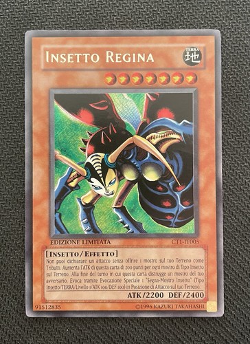 Insetto regina rara - yu-gi-oh!,