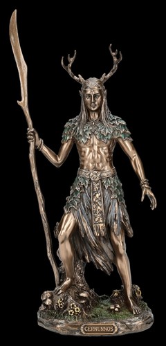 Figurina cernunnos cornuto - cornuto, by