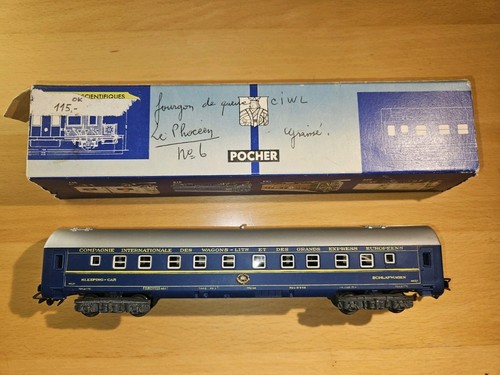 Pocher 215 wagon lit - h0,