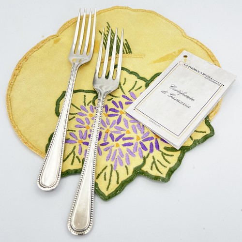 Coppia forchette argento - di,