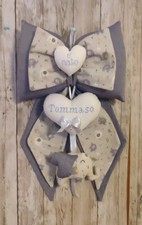 Fiocco Nascita Bimbo nome personalizzabile