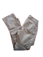 GUESS PREMIUM Jeans da donna Slim Fit Pantalone vita bassa grigio Pants Size 26